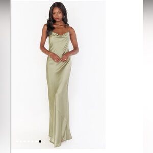 Show Me Your Mumu Satin Maxi Dress